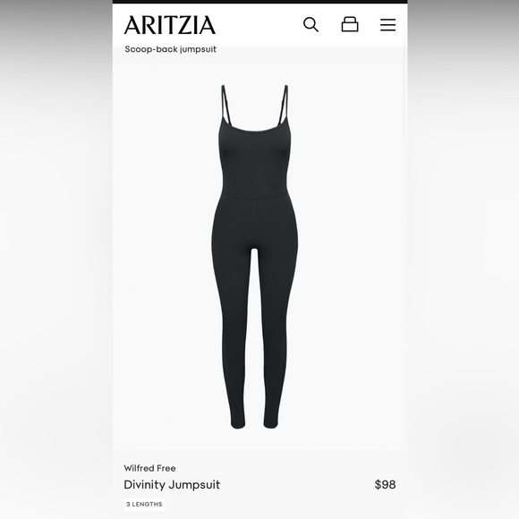 Aritzia Divinity Jumpsuit - Picture 1 of 5